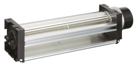 Wentylator promieniowy 12 V DC ebm-papst szerokość: 201mm przepływ: 75m³/h poprzeczna