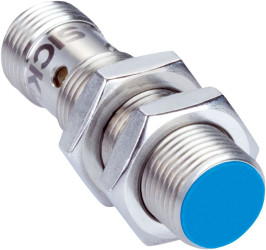 Czujnik zbliżeniowy M12 Indukcyjny 4 mm SICK Montaż na płytce drukowanej 10 → 30 V DC długość 45mm cylindryczny