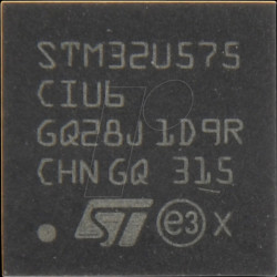 STM32U575CIU6 Microcontroller, Cortex M33, 2MB Flash, UFQFPN-48