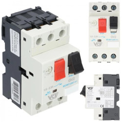 Wyłącznik silnikowy 1,6A- 2,5A 3P 6kV 230/400V GV-2 VCX
