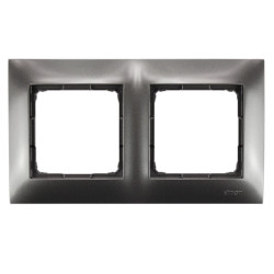 Ramka podwójna karton-gips antracytowa DRK2/48 Kontakt Simon54