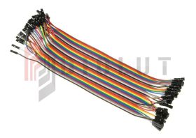 Przewody kable zworki żeńsko-żeńskie 40szt 20cm