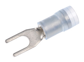 Konektor zaciskowy płaski Izolowane, M3.5 (#6), Niebieski 14AWG 2.5mm² 16AWG 1.5mm² RS PRO