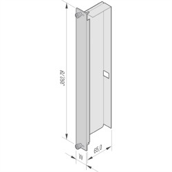 nVent SCHROFF 21591099 Płytka przednia 1 szt.