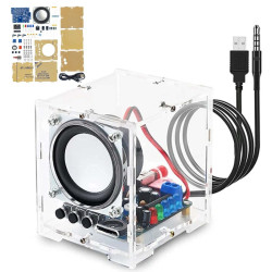 Głośnik bluetooth z obudową Zestaw do nauki lutowania DIY Instrukcja PL