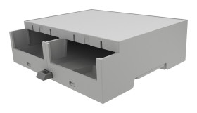 Obudowa DIN 90mm Obudowa szyny DIN 90 x 32.2mm materiał: ABS Italtronic