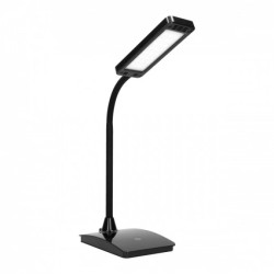 AMET LED DIM 6W, lampka biurkowa, 360lm, 3000K, czarna, funkcja ściemniania,DL-8/B