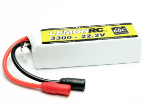 Pakiet akumulatorów (LiPo) 22.2 V 3300 mAh 60 C LemonRC Softcase AS150
