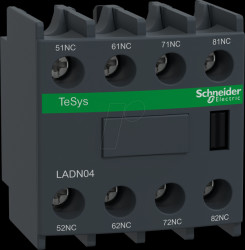 LADN04 Auxiliary switch block, TeSys D, 4 NC, screw connection