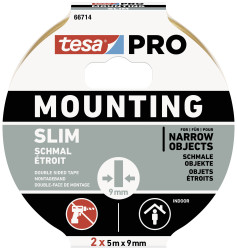 Taśma montażowa tesa 66714-00000-00 Mounting PRO Schmal (D x S) 10 m x 9 mm 10 m 2 szt.