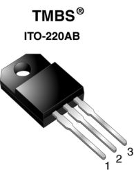 VF40100C Dual High-Voltage Trench MOS Barrier Schottky Rectifier Ultra Low VF = 0.38 V at IF = 5 A