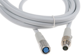 Przewód czujnik-siłownik Złącze A M9 liczba rdzeni 8 długość 3m Rodzaj A Żeńskie Złącze B M9