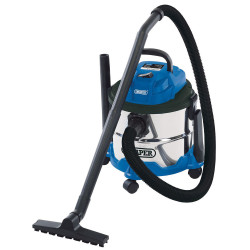 Draper 20514 15L Wet and Dry Vacuum Cleaner with Stainless Steel Tank (1250W)