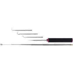 Donau RM05 Hook &amp; Magnetset: 5 tools CRV 6150 Telescopic Magnet.