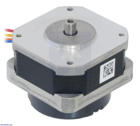 Pololu Sanyo Pancake Stepper Motor with Encoder: Bipolar, 200 Steps/Rev, 42×31.5mm, 5.4V, 1 A/Phase, 4000 CPR