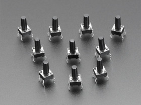 Tactile Switch Buttons (6mm tall) x 10 pack