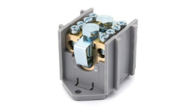 Listwa Zaciskowa Odgałęźnik Wlz 1 X 70Mm2 + 4 X 25Mm2 Szary Wlz-70/4X25/Sz