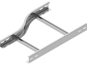 Redukcja drabinki RDLC500/400H60 N lewa grubość blachy 2,0mm 468150 BAKS