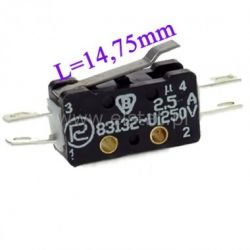 Przełącznik krańcowy z dźwignią L=14,75 ( boczne)