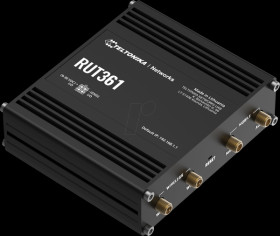 RUT361 Industrial LTE Cat 6 Router, Wi-Fi, 3G / 4G