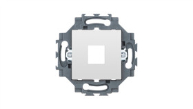 Plakietka Do Gniazda Komputerowego Amp/Keystone Jack Adapter, Biały, Dahlia...