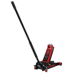 Sealey 3040AR Trolley Jack 3tonne Rocket Lift Red