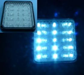 LAMPA 25xLED KW-203W 100x100x28 12-24V