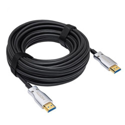 Przewód HDMI Akyga 8K optyczny AOC 48Gb/s - 10m - czarny - AK-HD-100L