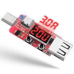Wyzwalacz - tester dla ładowarek USB PD2.0/3.0 z woltomierzem/amperomierzem