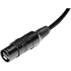 Hicon HI-RJ45-HD RJ45 Protective Casing XLR Design Black 1 pc