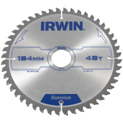 IRWIN&#xAE; 1907773 Professional Aluminium Circular Saw Blade 184 x 30mm x 48T TCG