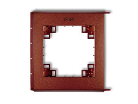 FLEXI Ramka zewnętrzna do wyłączników IP44 brązowy metalik 9FRH KARLIK