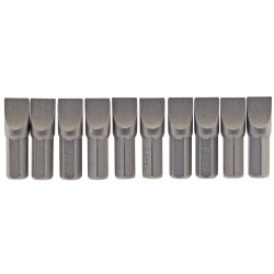 Draper 64046 8mm 1/4&quot; Hex Plain Slot Insert Bit 25mm Long x 10