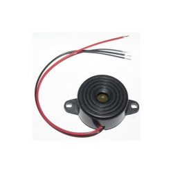 Buzzer 24mm, 12V, 20mA, z przew. 12V uniwersalny buzer