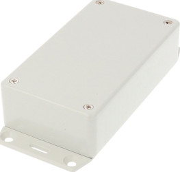 ABS enclosure, (L x W x H) 112 x 62 x 31 mm, light gray (RAL 7035), IP54, 1591BF2SGY