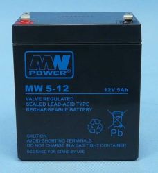 12V/5,0Ah 90x70x101 F1 MW-5-12 AGM