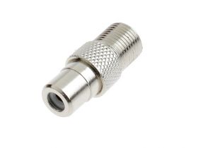 Wtyk złącze typu F gniazdo - gniazdo RCA