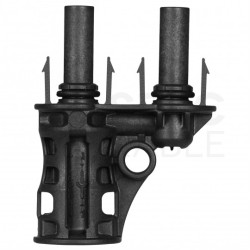 Złącze solarne MC4 dwójnik równoległy fotowoltaiczny PV IP67 Staubli Multi-Contact 2x gniazdo(+) -> 1x wtyk(-) EVO2