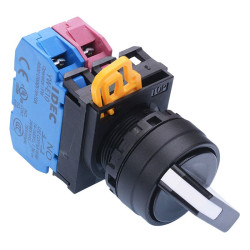 YW1S-3E11N2 22mm 3 Position Maintained Selector Switch 1NO-1NC IP65 IDEC