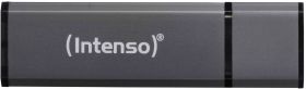 Pendrive USB 2.0 Intenso Alu Line 3521471, 16 GB, antracytowy, 28 MB/s / 6,5 MB/s