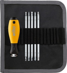 Wiha Wkrętak z trzonami wymiennymi zestaw SYSTEM 6 ESD mieszany 6-cz. 284ESDT601 31497