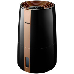 Philips HU3918/10 3000 Series Humidifier Black/Copper Hygienic Air