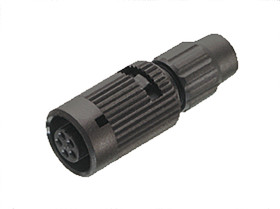 Złącze wielostykowe przemysłowe 8-pinowe Subminiaturowe Montaż na kablu Gniazdo binder