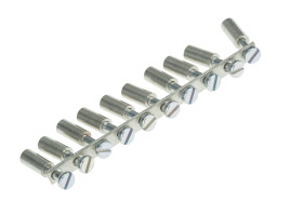 Szyna zworki Szyna zworki RS PRO Bloki zaciskowe do montażu na szynie DIN