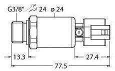 Turck Przetworniki ciśnienia 1 szt. PT600R-2149-I2-DT043P