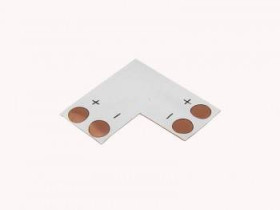 Złącze do taśm LED 8mm L kątowe narożne