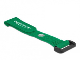 Delock Opaska kablowa na rzepy (D x S) 150 mm x 20 mm zielony 5 szt.