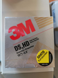 3M DS/HD disks 10 pcs wrapped