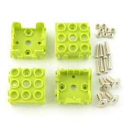 Grove - osłona modułów 1x1 zielona - 4szt.