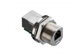 Złącze RJ45 Żeński Złącze RJ45 Montaż gwintowany Cat5e Amphenol Industrial, proste 1-żyłowe